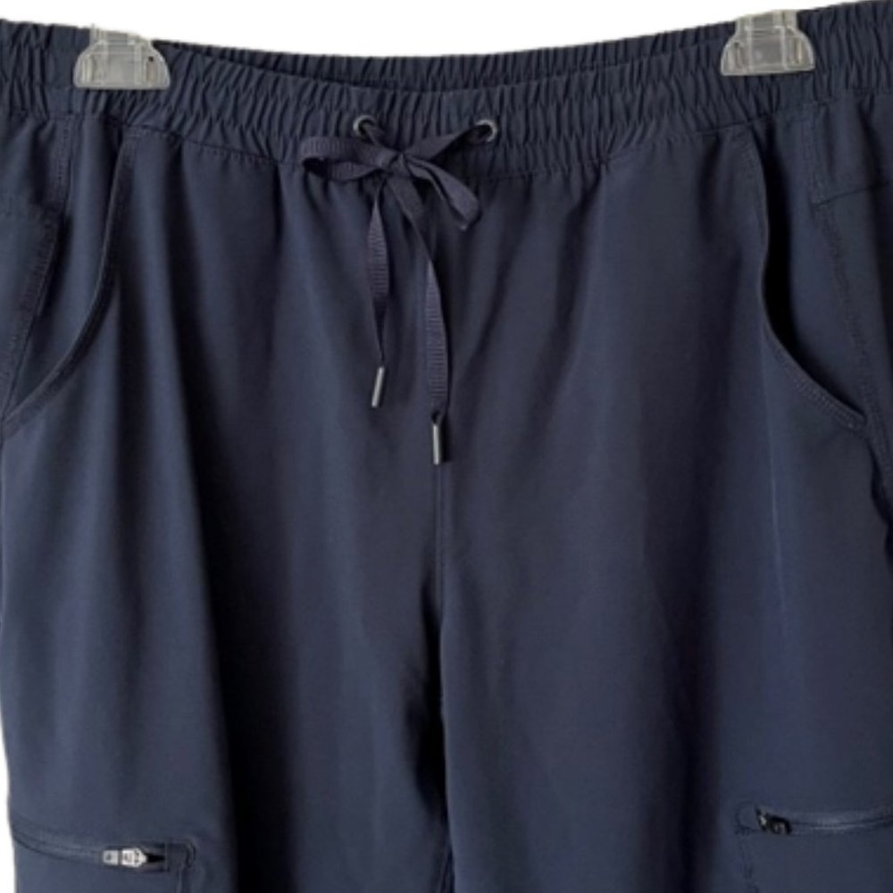 Eddie Bauer Flannel-Lined Joggers  - Navy - 12 - Picture 3 of 9